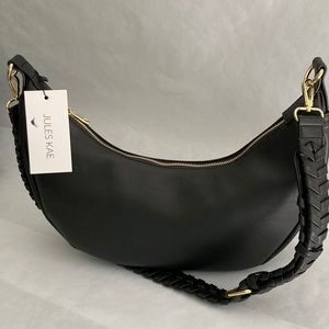 NWT Jules Kae Black Gold Purse